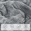 MaiRve Charcoal Grey Full Comforter Set, Textured Design Grey Crinkle Bed in A Bag Full Size, Full Comforter Set with 7 Pieces with Comforter, Sheets, Pillowcases & Shams 80"x 90" view 4