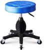 Rolling Stools Stool on Wheels Swivel Saddle Stool with Casters, Artist Stool with Red PU Synthetic Leather Seat, Adjustable Height 43-55cm, Weight Supported 160Kg, Rolling Sga (Style#3) The New view 1