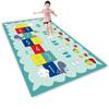 Hopscotch Rug for Kids,Fun Educational Game Play Mat, Non-Slip Numbers Learning Nursery Carpet for Playroom Children Bedroom Classroom Decor, Gift for Girls & Boys 79x118inch/200x300CM view 1