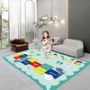 Hopscotch Rug for Kids,Fun Educational Game Play Mat, Non-Slip Numbers Learning Nursery Carpet for Playroom Children Bedroom Classroom Decor, Gift for Girls & Boys 79x118inch/200x300CM view 2