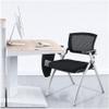 POCHY Luxury Folding Chair Stylish Folding Chair Office Chair Chair with Tablet Dining Chairs with Adjustable Armrests Training Chair Event Chair Comfortable view 1