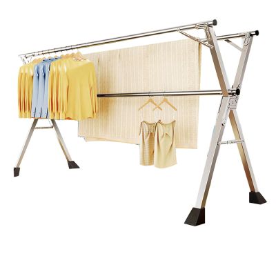 ATYUJKB Clothes Drying Racks for Laundry, Drying Rack Clothing Collapsible Wall, Clothes Dryer Racks for Laundry Heavy Duty, Stainless Steel Laundry Stand (200cm/79 in)