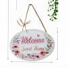 NANZU Wooden Door Number Pendant Double-Sided Shop Decoration Door Number Home Decoration Hanging Welcome Sign view 4