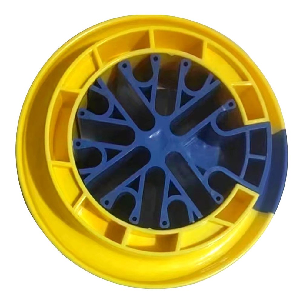 Cable Organizing Tool And Wire Comb For Network Cable Management - Category 5/6 Universal Cabling Kit To Prevent Entanglement - Yellow And Blue