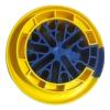 Cable Organizing Tool And Wire Comb For Network Cable Management - Category 5/6 Universal Cabling Kit To Prevent Entanglement - Yellow And Blue view 1