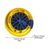 Cable Organizing Tool And Wire Comb For Network Cable Management - Category 5/6 Universal Cabling Kit To Prevent Entanglement - Yellow And Blue view 4
