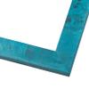 10x17 Frame Blue Teal Burl Wood Picture Frame | 1.75 Inch Moulding Width | Interior Frame Depth 0.5 Inches | Blue Veneer Traditional Photo Frame Complete with UV Acrylic, Foam Board Backing & Hanging view 3