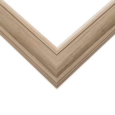 26x9 Frame Grey Real Wood Picture Frame Width 1.75 Inches | Interior Frame Depth 0.5 Inches | Charleston Charcoal Modern Photo Frame Complete with UV Acrylic, Foam Board Backing & Hanging Hardware