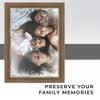 26x9 Frame Grey Real Wood Picture Frame Width 1.75 Inches | Interior Frame Depth 0.5 Inches | Charleston Charcoal Modern Photo Frame Complete with UV Acrylic, Foam Board Backing & Hanging Hardware view 3