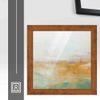 10x10 Light Brown Veneer Real Wood Picture Frame Width 1.25 Inches | Interior Frame Depth 0.5 Inches | Nevio Traditional Photo Frame Complete with UV Acrylic, Foam Board Backing & Hanging Hardware view 2
