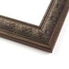 10x55 Ornate Brown Real Wood Picture Frame Width 1.5 Inches | Interior Frame Depth 0.5 Inches | Zisa Ornate Photo Frame Complete with UV Acrylic, Foam Board Backing & Hanging Hardware view 3