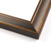10x15 Frame Golden Caramel Solid Wood Bronze Picture Frame | 1.25 Inch Moulding Width | 0.5 Inch Frame Depth | Complete with UV Acrylic Plexiglass, Foam Board Backing & Hanging Hardware Included view 2