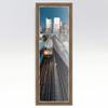 5x10 in Frame Grey Real Wood Picture Frame Width 1.75 Inches | Interior Frame Depth 0.5 Inches | Charleston Charcoal Modern Photo Frame Complete with UV Acrylic, Foam Board Backing & Hanging Hardware view 4