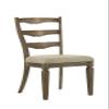 Acme Furniture Parfield 19" Fabric Side Chairs in Cream/Weathered Oak (Set of 2) view 1
