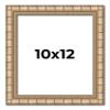 10x12 Frame Silver Bamboo Solid Wood Picture Frame | 1.5 Inch Moulding Width | Interior Frame Depth 0.5 Inches | Beechey Bamboo Frame with UV Acrylic Plexiglass, Foam Board Backing & Hanging Hardware view 1
