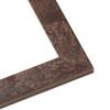 10x20 Frame Brown Burl Real Wood Picture Frame Width 1.625 Inches | Interior Frame Depth 0.5 Inches | Dracon Mid Century Photo Frame Complete with UV Acrylic, Foam Board Backing & Hanging Hardware view 2