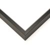 10x17 Frame Black Real Wood Picture Frame Width 1 Inches | Interior Frame Depth 0.75 Inches | Hightower Modern Photo Frame Complete with UV Acrylic, Foam Board Backing & Hanging Hardware view 1