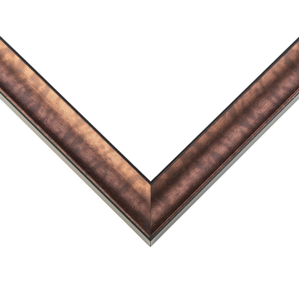 27x37 Bronze Brown Real Wood Picture Frame Width 1.25 Inches | Interior Frame Depth 0.75 Inches | Juno Bronze Bohemian Photo Frame Complete with UV Acrylic, Foam Board Backing & Hanging Hardware