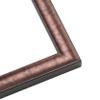 27x37 Bronze Brown Real Wood Picture Frame Width 1.25 Inches | Interior Frame Depth 0.75 Inches | Juno Bronze Bohemian Photo Frame Complete with UV Acrylic, Foam Board Backing & Hanging Hardware view 2