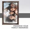 27x37 Bronze Brown Real Wood Picture Frame Width 1.25 Inches | Interior Frame Depth 0.75 Inches | Juno Bronze Bohemian Photo Frame Complete with UV Acrylic, Foam Board Backing & Hanging Hardware view 3