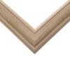 26x7 Frame Grey Real Wood Picture Frame Width 1.75 Inches | Interior Frame Depth 0.5 Inches | Charleston Charcoal Modern Photo Frame Complete with UV Acrylic, Foam Board Backing & Hanging Hardware view 1
