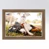 26x7 Frame Grey Real Wood Picture Frame Width 1.75 Inches | Interior Frame Depth 0.5 Inches | Charleston Charcoal Modern Photo Frame Complete with UV Acrylic, Foam Board Backing & Hanging Hardware view 4
