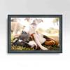 13x15 Frame Black Real Wood Picture Frame Width 1.25 Inches | Interior Frame Depth 0.25 Inches | Asbury Black Modern Photo Frame Complete with UV Acrylic, Foam Board Backing & Hanging Hardware view 4