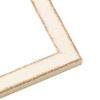 10x18 Frame White Real Wood Picture Frame Width 1.25 Inches | Interior Frame Depth 0.5 Inches | Kairos Mid Century Photo Frame Complete with UV Acrylic, Foam Board Backing & Hanging Hardware view 2
