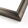 10x10 Frame Silver Real Wood Picture Frame Width 1.25 Inches | Interior Frame Depth 0.5 Inches | Macey Mid Century Photo Frame Complete with UV Acrylic, Foam Board Backing & Hanging Hardware view 2