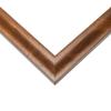 10x45 Walnut Brown Veneer Real Wood Picture Frame Width 1.25 Inches | Interior Frame Depth 0.5 Inches | Gaetano Traditional Photo Frame Complete with UV Acrylic, Foam Board Backing & Hanging Hardware view 1