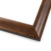 10x45 Walnut Brown Veneer Real Wood Picture Frame Width 1.25 Inches | Interior Frame Depth 0.5 Inches | Gaetano Traditional Photo Frame Complete with UV Acrylic, Foam Board Backing & Hanging Hardware view 3