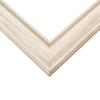 26x9 Frame White Wash Rustic Cream Picture Frame | 1.75 Inch Moulding Width | Complete with UV Acrylic Plexiglass, Foam Board Backing & Hanging Hardware view 2