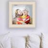 26x9 Frame White Wash Rustic Cream Picture Frame | 1.75 Inch Moulding Width | Complete with UV Acrylic Plexiglass, Foam Board Backing & Hanging Hardware view 3