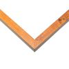 12x16 Light Brown Veneer Real Wood Picture Frame Width 0.75 Inches | Interior Frame Depth 0.5 Inches | Veneer Photo Frame Complete with UV Acrylic, Foam Board Backing & Hanging Hardware view 1