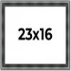 23x16 Frame Black Real Wood Picture Frame Width 1.5 Inches | Interior Frame Depth 0.5 Inches | Castle Black Traditional Photo Frame Complete with UV Acrylic, Foam Board Backing & Hanging Hardware view 1