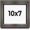 10x7 Shadow Box Frame Brown Cherry | 2.625 Inches Deep Pine Wood Traditional Shadowbox Display Frame | UV Resistant Acrylic Front, Acid Free Backing, and Hanging Hardware | Vox Picture Frame Style view 1