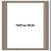 10x32 Knotty Brown Real Wood Picture Frame Width 1.25 Inches | Interior Frame Depth 0.5 Inches | Holden Distressed Photo Frame Complete with UV Acrylic, Foam Board Backing & Hanging Hardware view 1