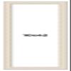 10x42 Frame White Wash Rustic Cream Picture Frame | 1.75 Inch Moulding Width | Complete with UV Acrylic Plexiglass, Foam Board Backing & Hanging Hardware view 1