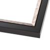10x19 Frame Silver Real Wood Picture Frame Width 1.25 Inches | Interior Frame Depth 0.75 Inches | Dante Modern Photo Frame Complete with UV Acrylic, Foam Board Backing & Hanging Hardware view 4