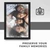 10x21 Frame Black Real Wood Picture Frame Width 1.25 Inches | Interior Frame Depth 0.5 Inches | Presley Traditional Photo Frame Complete with UV Acrylic, Foam Board Backing & Hanging Hardware view 3