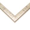 12x25 Frame Silver Real Wood Picture Frame Width 1 Inches | Interior Frame Depth 0.25 Inches | Knight Modern Photo Frame Complete with UV Acrylic, Foam Board Backing & Hanging Hardware view 1