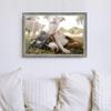 12x25 Frame Silver Real Wood Picture Frame Width 1 Inches | Interior Frame Depth 0.25 Inches | Knight Modern Photo Frame Complete with UV Acrylic, Foam Board Backing & Hanging Hardware view 4