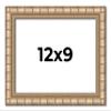 12x9 Frame Silver Bamboo Solid Wood Picture Frame | 1.5 Inch Moulding Width | Interior Frame Depth 0.5 Inches | Beechey Bamboo Frame with UV Acrylic Plexiglass, Foam Board Backing & Hanging Hardware view 1