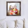 12x12 Bronze Brown Real Wood Picture Frame Width 1.25 Inches | Interior Frame Depth 0.75 Inches | Juno Bronze Bohemian Photo Frame Complete with UV Acrylic, Foam Board Backing & Hanging Hardware view 3