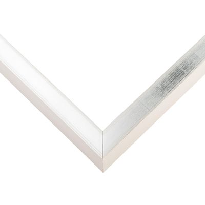 11x14 Shadow Box Frame Silver | 1.375 Inches Deep Real Wood Contemporary Shadowbox Display Frame | UV Resistant Acrylic Front, Acid Free Backing, and Hanging Hardware | Xenos Picture Frame Style