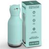 asobu Bestie Bottle Insulated Stainless Steel Water Bottle with Detachable Soft Animal Head Fun Drinking For Kids and Teens with Flexible Reusable Straw 16 Ounce (Cat) view 1