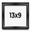 13x9 Shadow Box Black Beveled Display Picture Frame | 1.25 Inches Deep Real Wood Shadowbox Frame | UV Resistant Acrylic Plexiglass, Acid Free Backing and Hanging Hardware Included | Cameron Picture view 1
