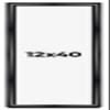 12x40 Shadow Box Black Beveled Display Picture Frame | 1.25 Inches Deep Real Wood Shadowbox Frame | UV Resistant Acrylic Plexiglass, Acid Free Backing and Hanging Hardware Included | Cameron Picture view 1