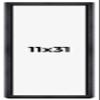 11x31 Shadow Box Frame Black | 1 Inches Deep Real Wood Farmhouse Shadowbox Display Frame | UV Resistant Acrylic Front, Acid Free Backing, and Hanging Hardware | Bowen Picture Frame Style view 1