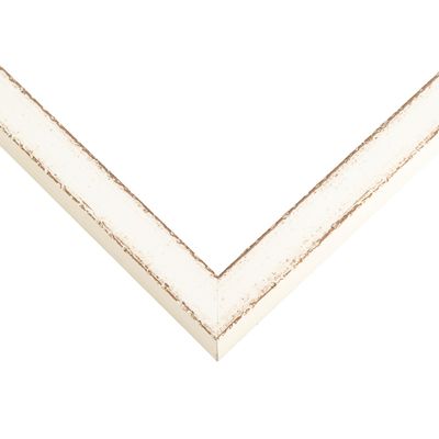 10x17 Shadow Box Frame White | 1.125 Inches Deep Real Wood Distressed Shadowbox Display Frame | UV Resistant Acrylic Front, Acid Free Backing, and Hanging Hardware | Luce Picture Frame Style